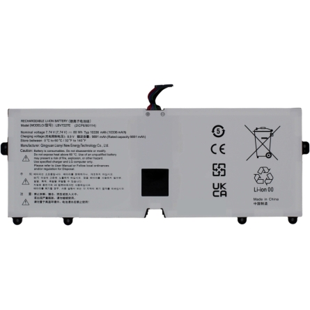 Batterie d'ordinateur portable LG GRAM 17Z970-K.AA55A8 LBV7227E