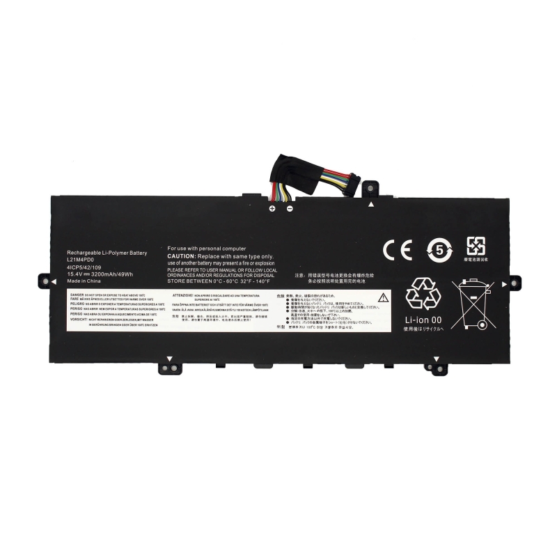 Batterie d'ordinateur portable pour LENOVO THINKBOOK 13X G2 13S G4 L21M4PD0 L21C4PD0