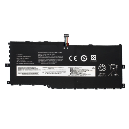Batterie d'ordinateur portable pour LENOVO THINKPAD X1 YOGA GEN 3 Gen 2018 série L17C4P71 L17M4P71 L17M4P73