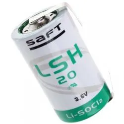 Pile Lithium avec Terminaux en U D Saft LSH 20 3.6V Li-SOCl2