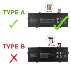 Batterie ordinateur portable HUAWEI MATEBOOK 14 HB4593R1ECW 9 PINS