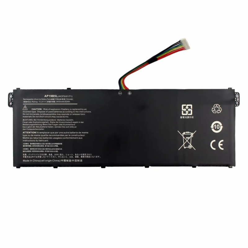 BATTERIE D'ORDINATEUR PORTABLE POUR ACER ASPIRE 5, ASPIRE VERO, TRAVELMATE AP19B5L