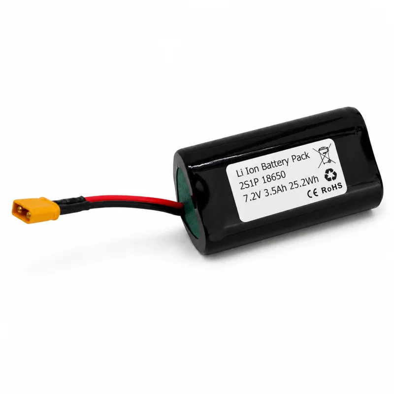 Batterie lithium INNPO 18650 2S1P 7.2V 3.5Ah XT30