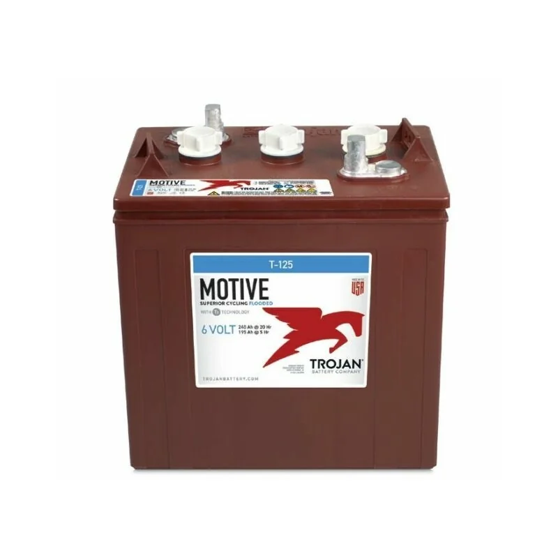 Batterie Trojan T-125 6V 240Ah à décharge profonde
