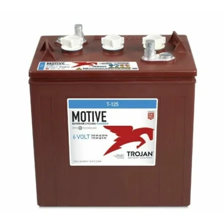 Batterie Trojan T-125 6V 240Ah à décharge profonde