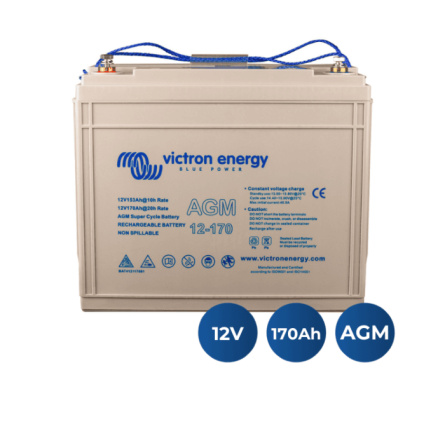Batterie Victron AGM Super Cycle 12V 170Ah M8