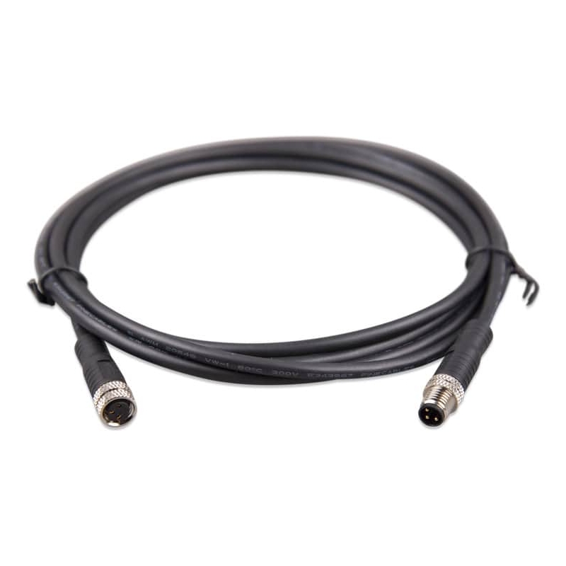 M8 circular connector Male/Female 3 pole cable 5m (bag of 2) Victron Energy (ASS030560500)