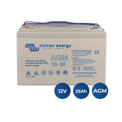 12V/25Ah Batterie AGM Super Cycle (M5) Victron Energy (BAT412025081)