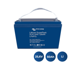 Batterie Lithium SuperPack 25,6V/50Ah (M8) Victron Energy (BAT524050705)