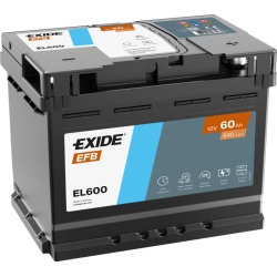 Batterie Exide EL600 Start-Stop EFB 60Ah