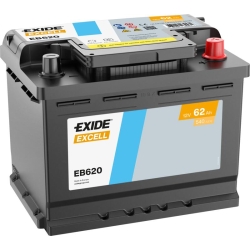Batterie voiture Exide Excell EB620 62Ah