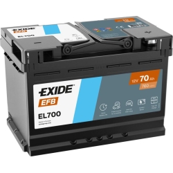 Batterie Exide EL700 Start-Stop EFB 70Ah