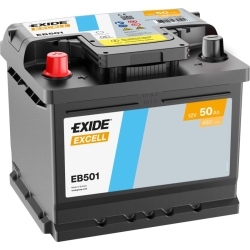 Batterie voiture Exide Excell EB501 50Ah