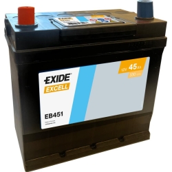 Batterie voiture Exide Excell EB451 45Ah