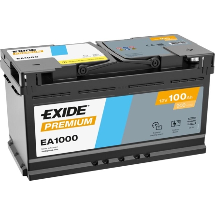 Batterie Exide Premium EA1000 100Ah