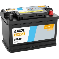 Batterie Exide Excell EB740 74Ah
