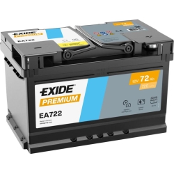 Batterie Exide Premium EA722 72Ah