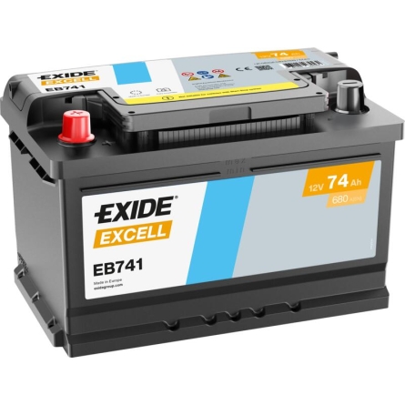 Batterie Exide Excell EB741 74Ah