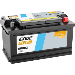 Batterie Exide Excell EB802 80Ah