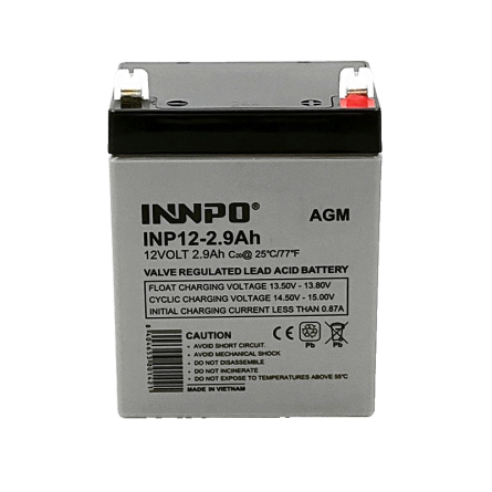 Batterie au Plomb AGM 12V 2.9Ah