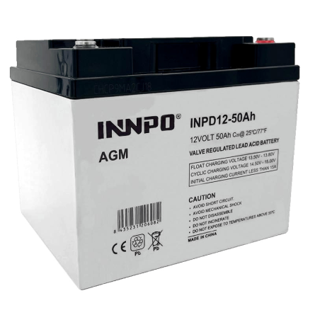 Batterie au Plomb AGM 12V 50Ah