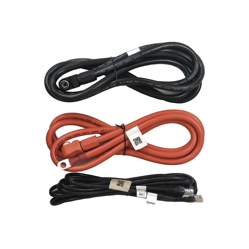 Kit de câbles Pylontech 2 m 25 mm² avec câble RJ45 BMS