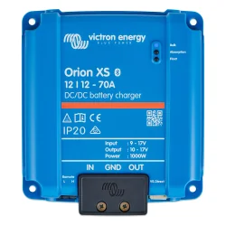Chargeur booster DC-DC Victron Orion XS 12/12-70A, vue de dessus.