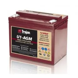Batterie au Plomb-Acide AGM 12V 33Ah Trojan U1-AGM Deep Cycle