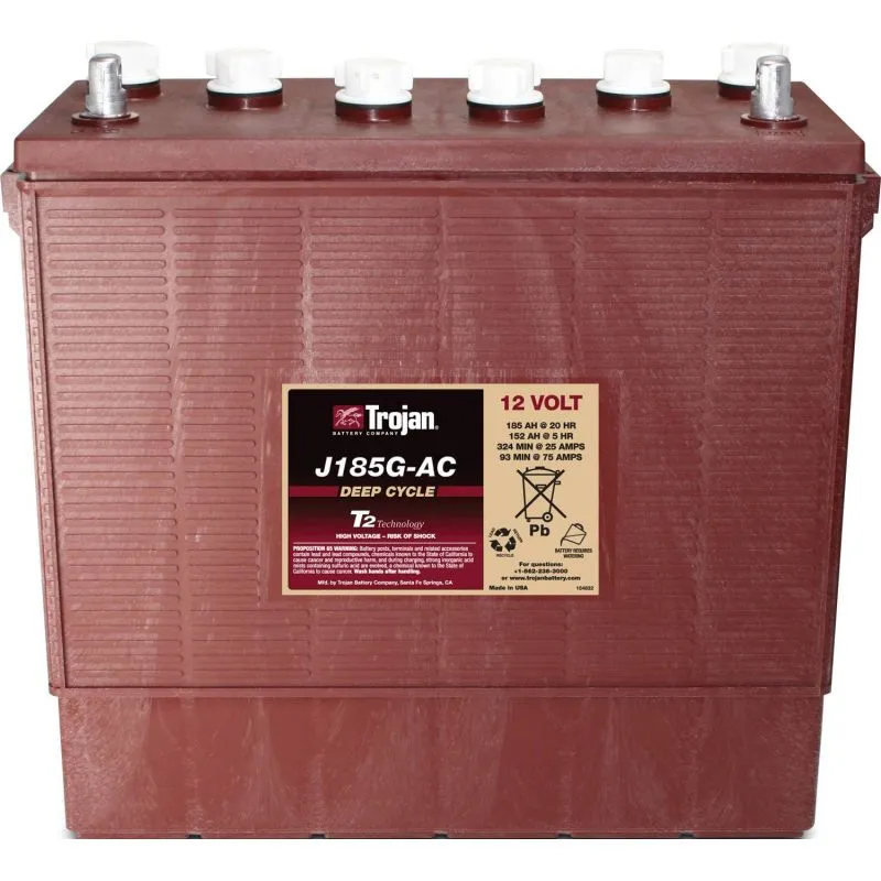 Batterie Plomb-Acide 12V 185Ah Trojan J185G-AC