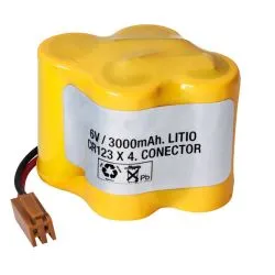 Lithium 6V batterie 3600mAh