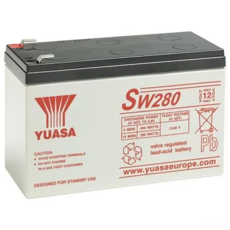 Batterie au Plomb-Acide AGM 12V 7.8Ah YUASA SW280