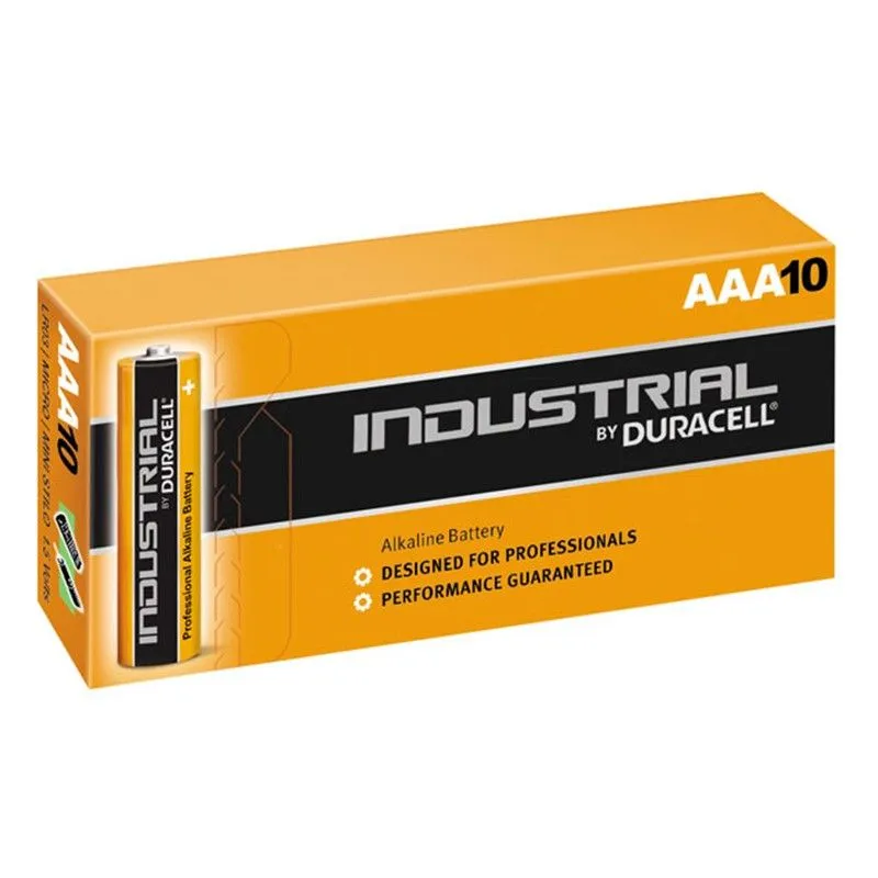▷ Piles Alcalines Duracell Industrial AAA (10 Unités)