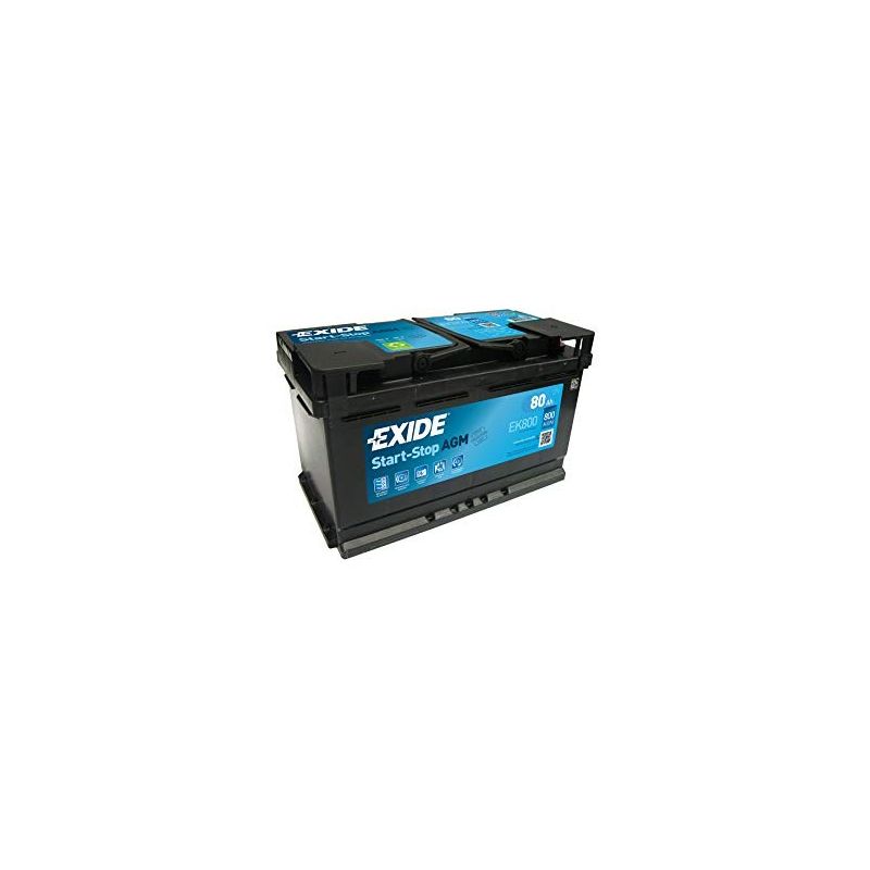 EXIDE EK800 AGM Batteria Auto Tipo 110/115 