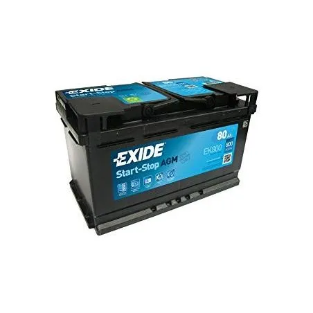 Batterie voiture à Mohammedia - EXIDE EL800 L4 EFB START STOP - Battery Shop