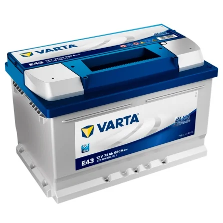 Batterie Varta E43 72Ah Varta De 70Ah à 80Ah