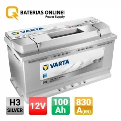 Batterie 12V 100AH : Varta Silver Dynamic, Batterie voiture H3