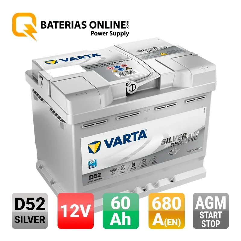 Batterie voiture Dynac Start-Stop AGM 560901068 12V 60Ah au meilleur prix  pour votre Auto
