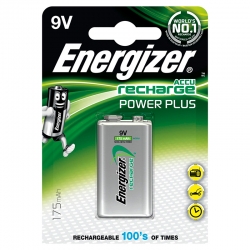 Piles rechargeables Energizer 9V 175 MAh