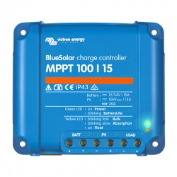 Contrôleur de Charge Victron BlueSolar MPPT 100/15