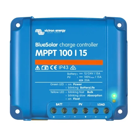 Contrôleur de Charge Victron BlueSolar MPPT 100/15