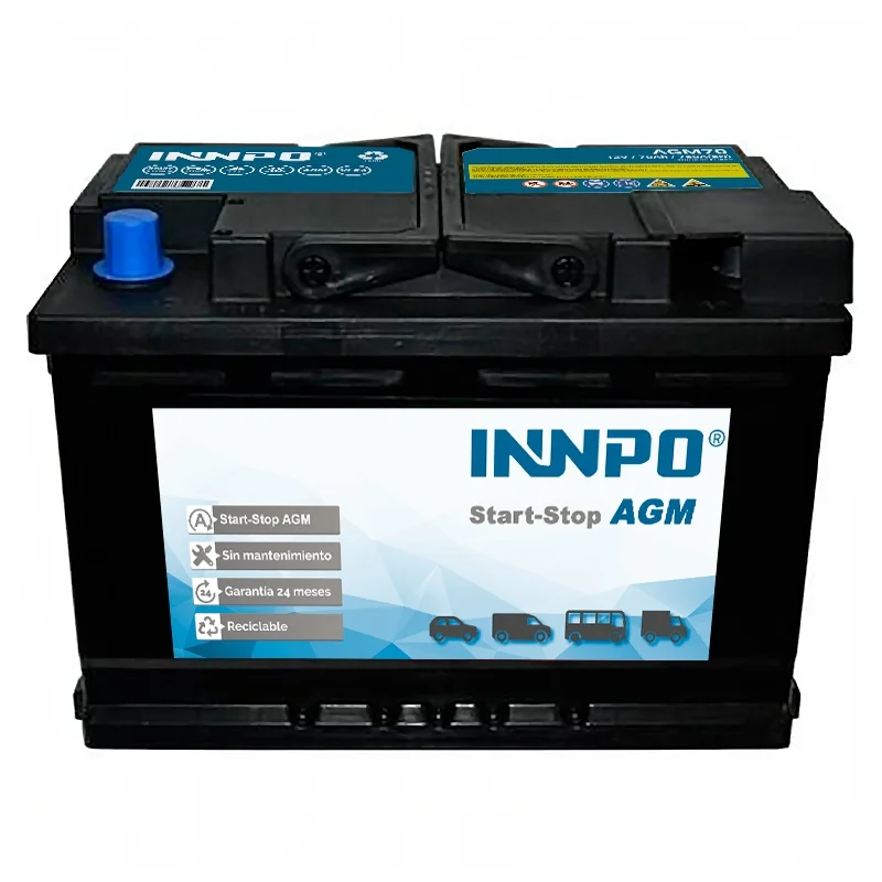 ▷ Batterie INNPO AGM 70Ah 760A Start-Stop