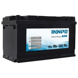 ▷ Batterie INNPO AGM 80Ah 800A Start-Stop