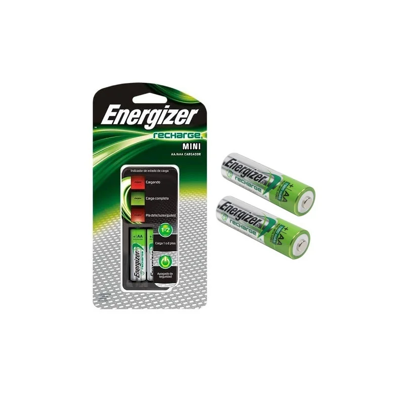 ENERGIZER - Mini Chargeur pour piles rechargeables AA/AAA + 2 piles  alcalines rechargeables AAA Pas Cher