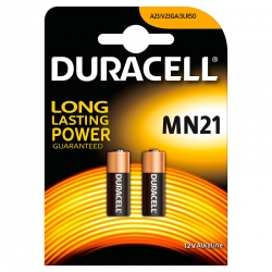 Piles Alcalines Duracell MN21 Long Lasting Power (2 Unités)