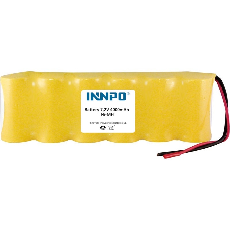 Batterie Lithium Rechargeable 7,4V 4000 MAh 2S2P - Avec Protection, Prise XH2.54-3P - Pour Haut-parleurs, Lampes Solaires, Moniteurs