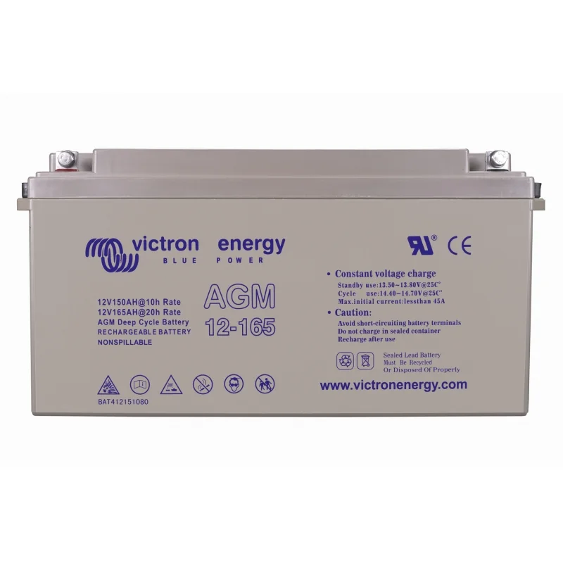 Batterie au Plomb-Acide AGM 12V 165Ah Victron Cyclique