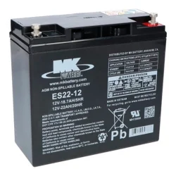 Batterie Plomb-Acide AGM 12V 22Ah MK POWERED ES22-12