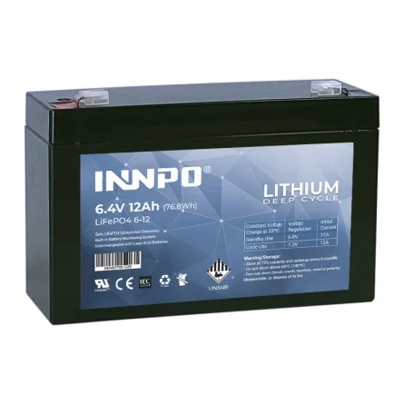 Batterie au Lithium LiFePO4 6.4V 12Ah