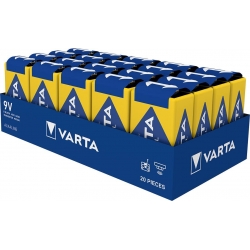Piles Varta Industrial Pro 9V 6LR61 (20 Unités)