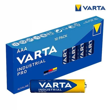 Piles Varta Industrial Pro AAA LR3 (10 unités)